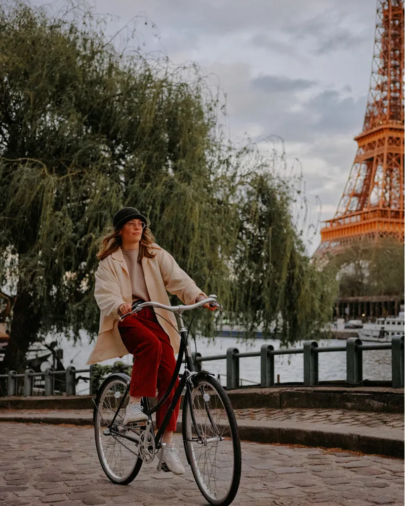 Pelago Bordeaux 7 Speed Hub Urban City Bike in Rosa-8