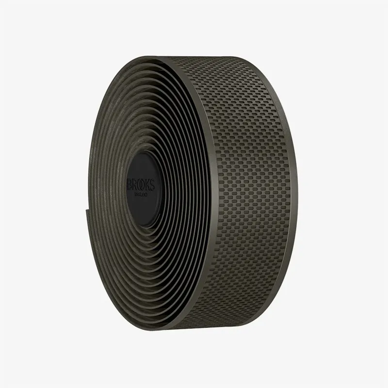 Brooks Cambium Rubber Handlebar Tape in Mud Green