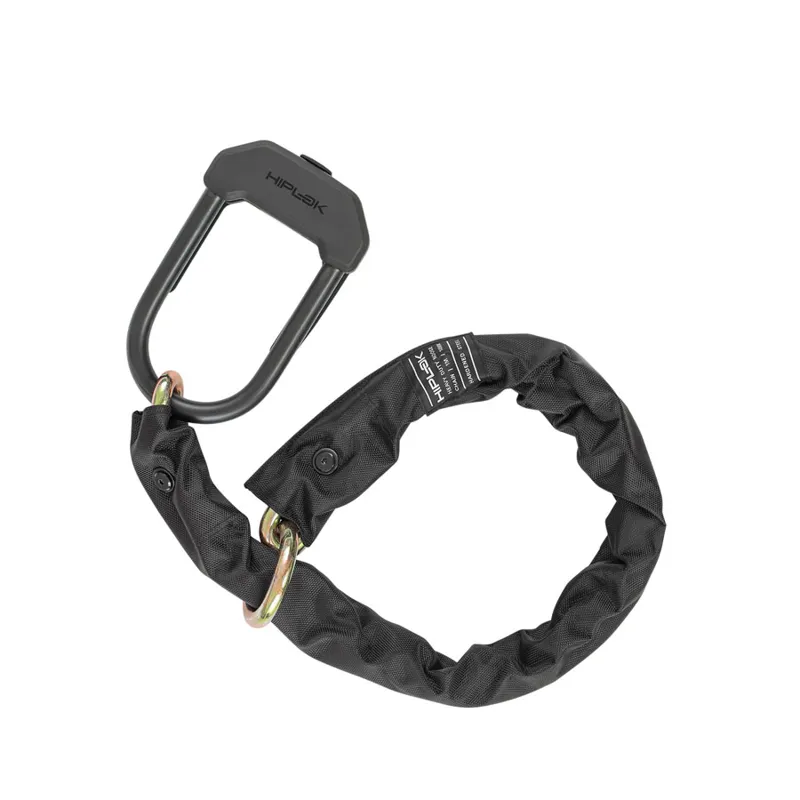 Hiplok Dxxl Sold Secure Diamond D-Lock / Chain Combo in Black