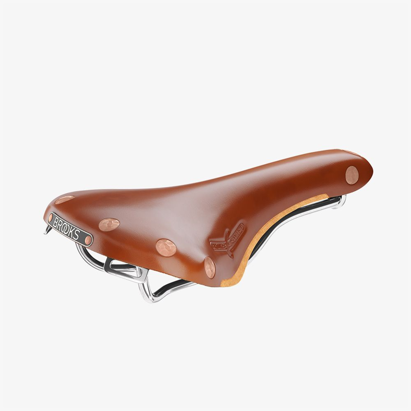 Brooks Swift Chrome Saddle in Honey-2