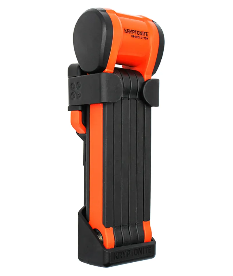 Kryptonite Evolution 790 Folding Lock in Orange/Black-1
