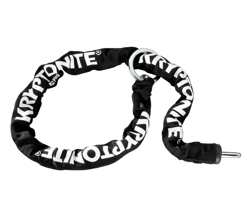 Kryptonite Plug-In 9mm 120cm Chain Lock in Black