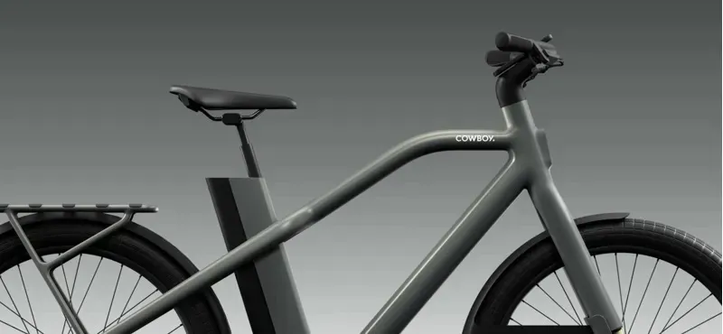 Cowboy 4 Cross Full Option/Performance E-bike in Mushroom + Free ABUS Ivy Sold Secure Gold Chain Lock-6