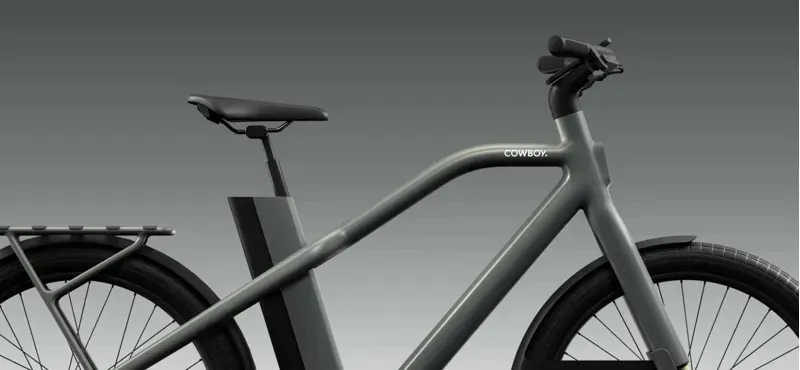 Cowboy 4 Cross Full Option/Performance E-bike in Moss + Free ABUS Ivy Sold Secure Gold Chain Lock-1