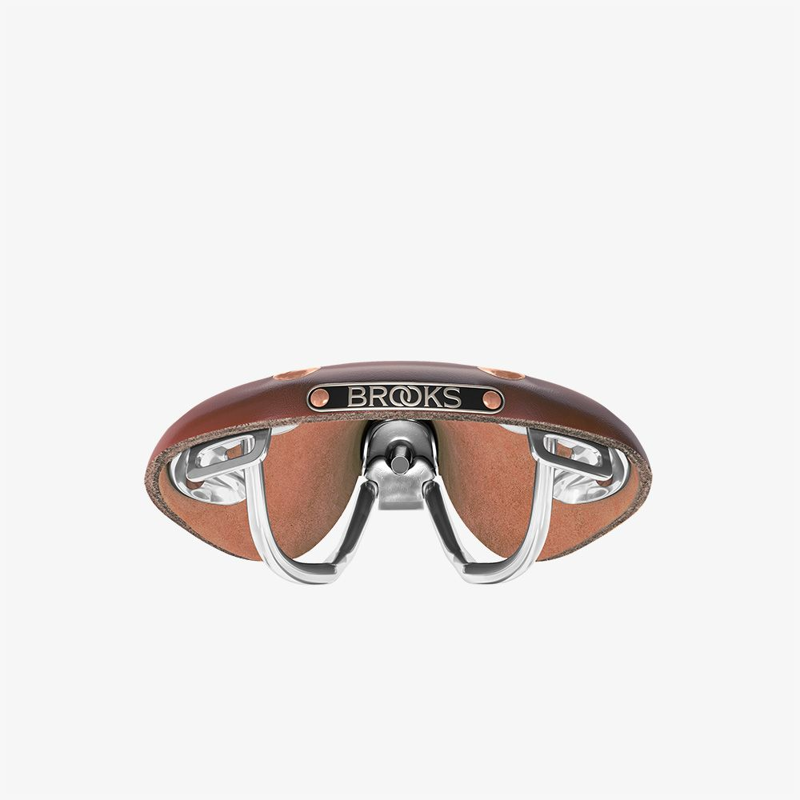 Brooks Swift Chrome Saddle in Brown-5