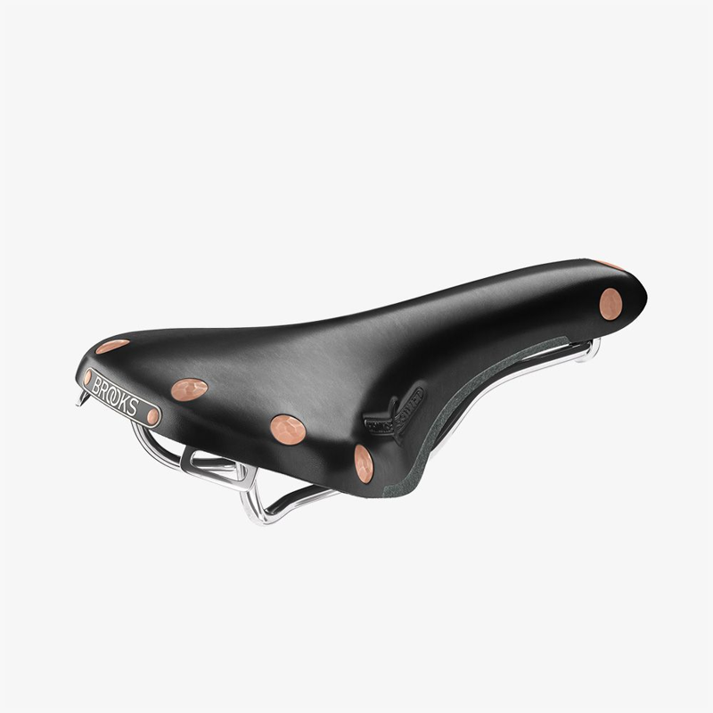Brooks Swift Chrome Saddle in Black-2