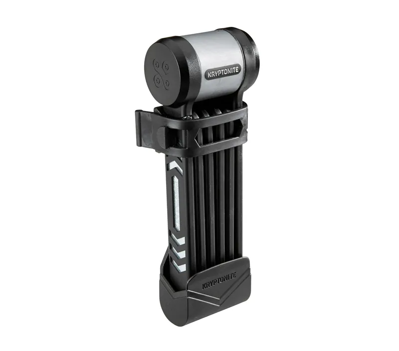 Kryptonite Kryptolok 685 Folding Sold Secure Bronze Lock in Black