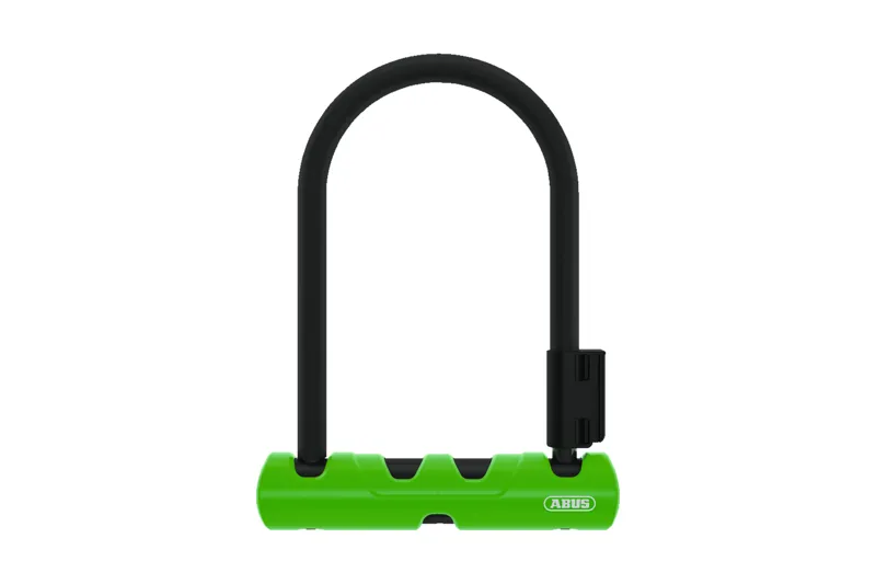 ABUS Ultra Mini Ultimate 410 U-Shackle Lock 140mm 14mm in Black/Green