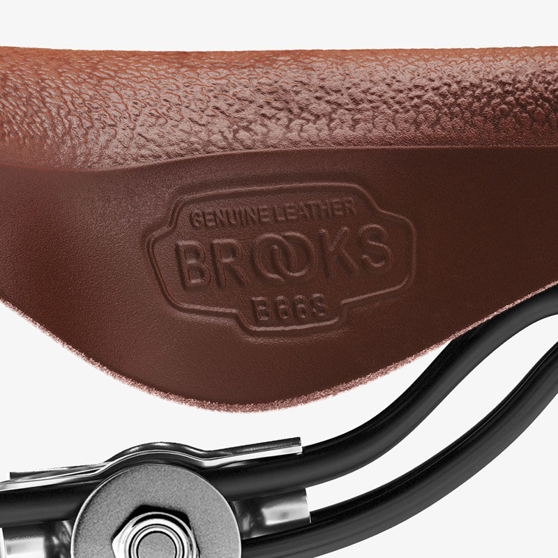 Brooks B66 Short Ladies Saddle in Brown-7