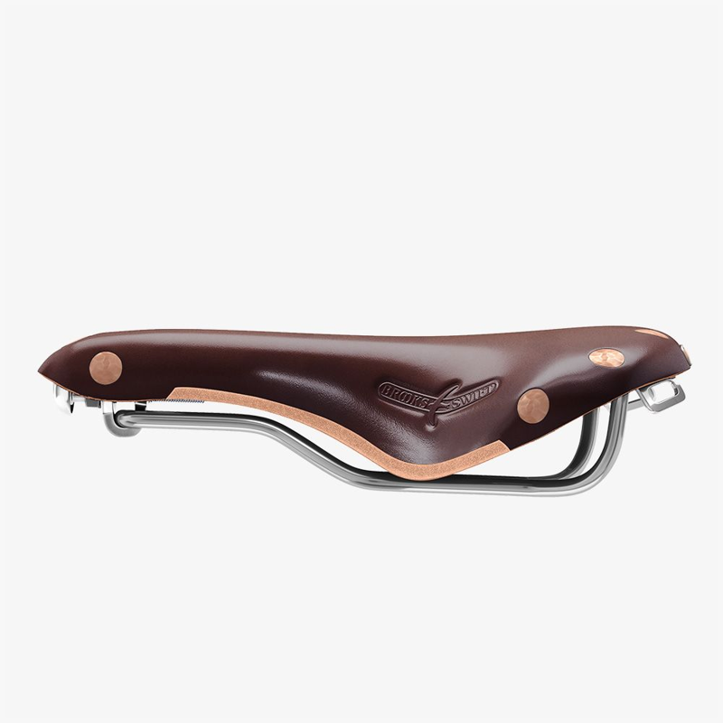 Brooks Swift Chrome Saddle in Brown-4