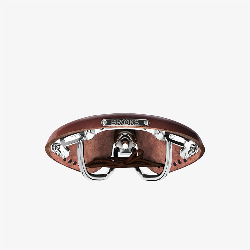 Brooks B17 Carved Short Ladies Saddle in Brown-5