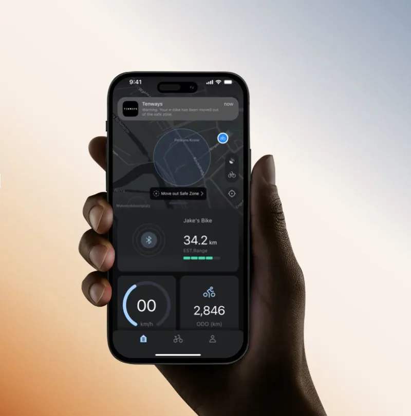 Tenways CGO009 Smart City eBike in Midnight Black-7