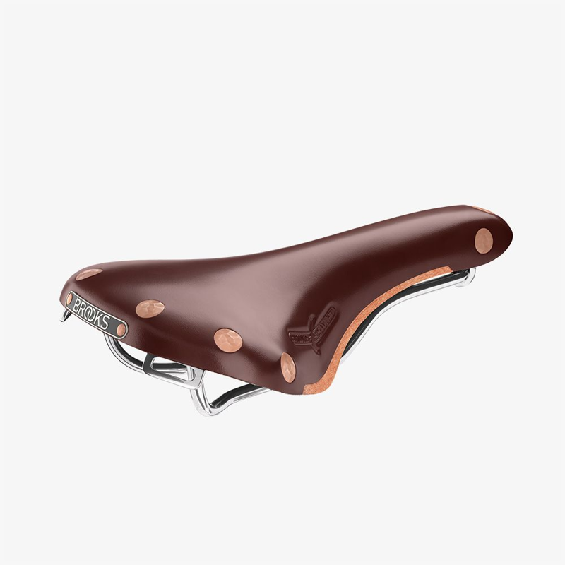 Brooks Swift Chrome Saddle in Brown-2