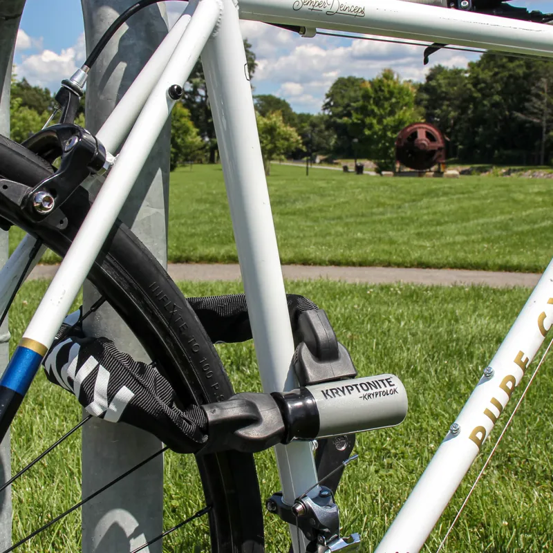 Kryptonite Kryptolok S2 95cm Sold Secure Gold Chain Lock in Black-4