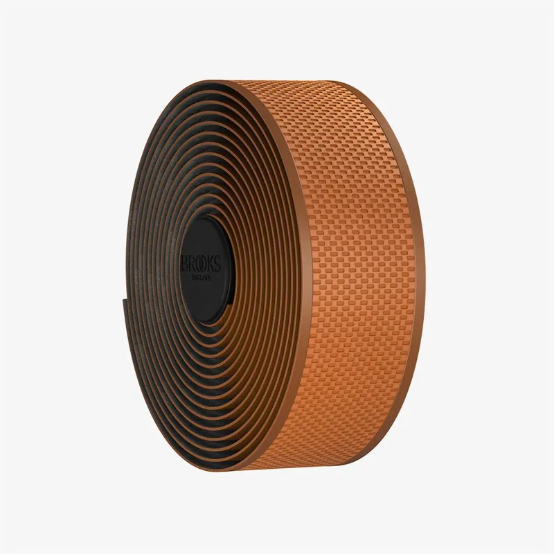 Brooks Cambium Rubber Handlebar Tape in Orange