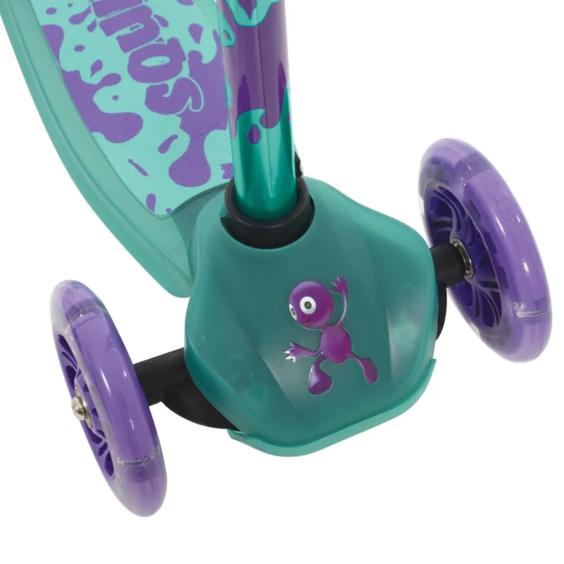 Squish Mini Flex LED Tilt Kids Scooter in Teal-2