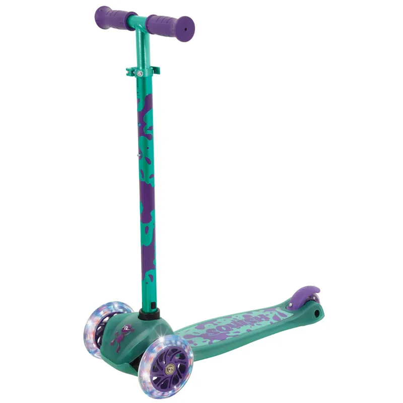 Squish Mini Flex LED Tilt Kids Scooter in Teal-6