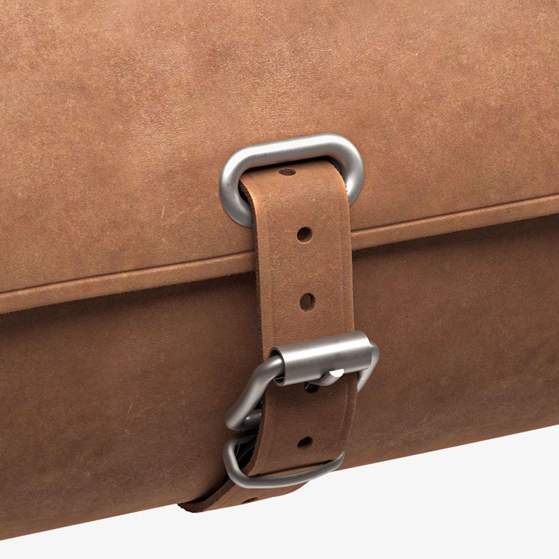 Brooks Challenge Large Tool Bag in Pre-Aged Brown-4