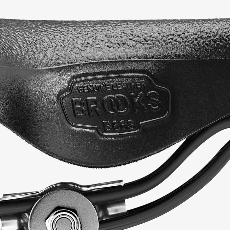 Brooks B66 Short Ladies Saddle in Black-8