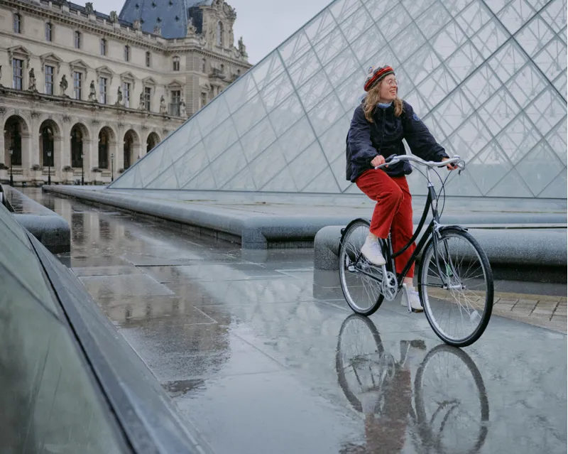 Pelago Bordeaux 7 Speed Hub Urban City Bike in Helene Grey-5