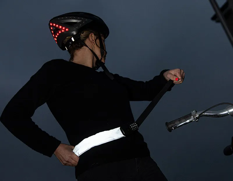 Hiplok Spin Wearable 6mm Lock in Black / Neon / Super Bright-3