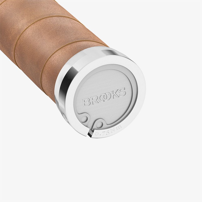 Brooks Slender Leather Grips Aged-2