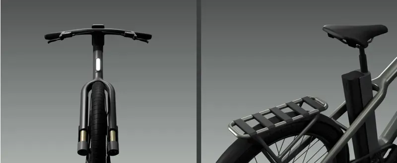 Cowboy 4 Cross Full Option/Performance E-bike in Mushroom + Free ABUS Ivy Sold Secure Gold Chain Lock-3