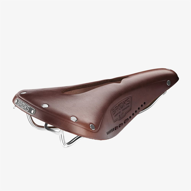 Brooks B17 Carved Saddle in Brown-2
