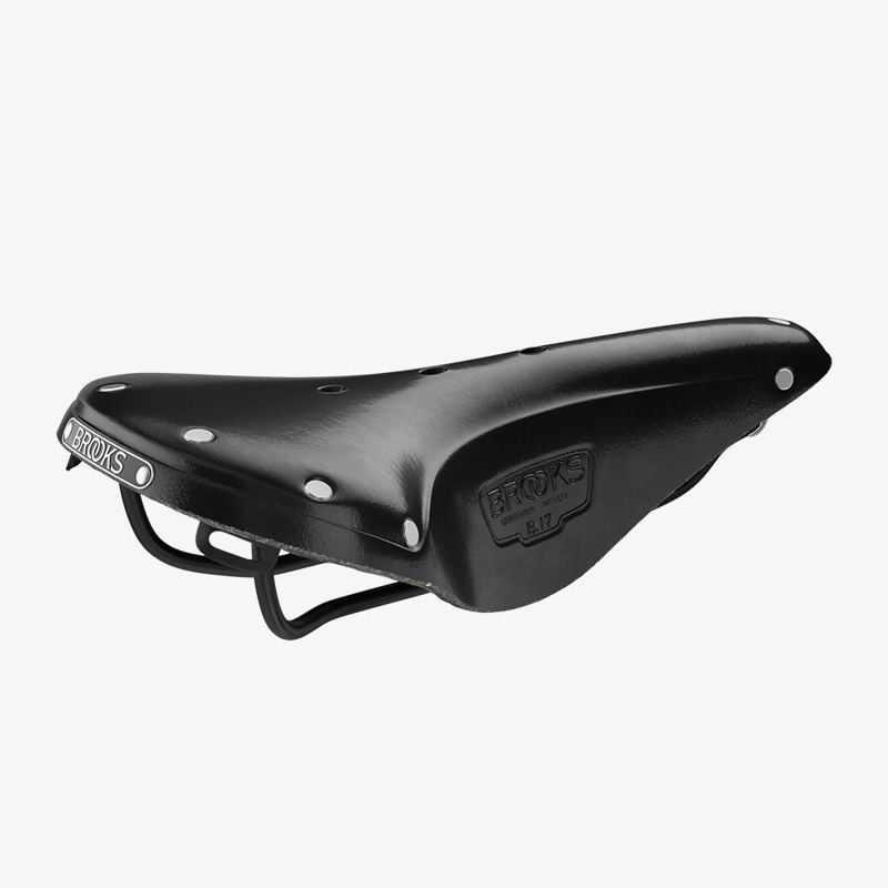 Brooks B17 Narrow Carved Saddle in Black-2