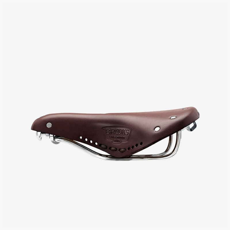 Brooks B17 Carved Short Ladies Saddle in Brown-4