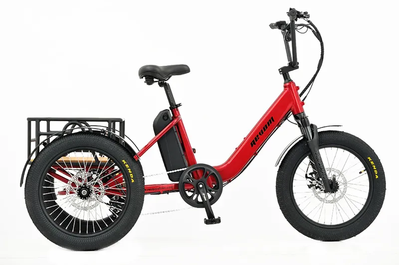 Revom Mover T1 Electric Cargo Tricycle in Red