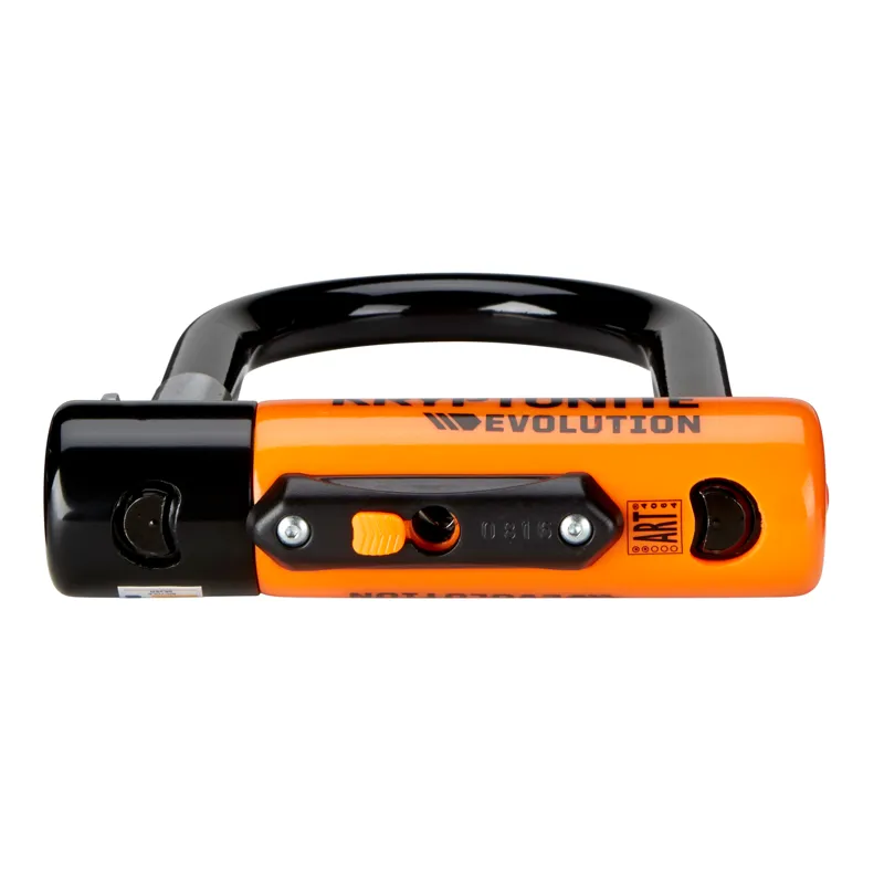 Kryptonite Evolution Sold Secure Gold Mini-7 Lock in Orange/Black-2