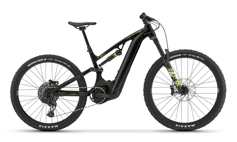 Whyte E-160 RS MX V3 Enduro eMountain Bike in Lime/Black/White