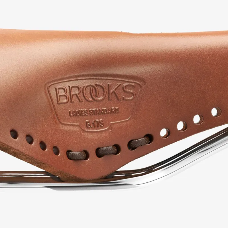 Brooks B17 Carved Short Ladies Saddle in Honey-7