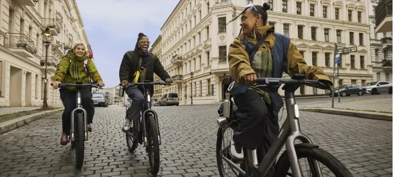 Cowboy Cross ST Full Option/Performance E-Bike in Moss  + Free ABUS Ivy Sold Secure Gold Chain Lock-2