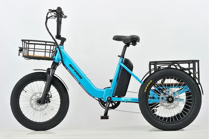 Revom Mover T1 Electric Cargo Tricycle in Blue-1