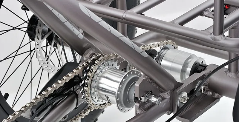 Revom Mover T1 Electric Cargo Tricycle in Olive Green-3