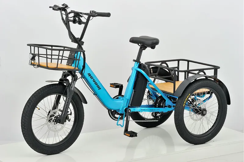Revom Mover T1 Electric Cargo Tricycle in Blue-2