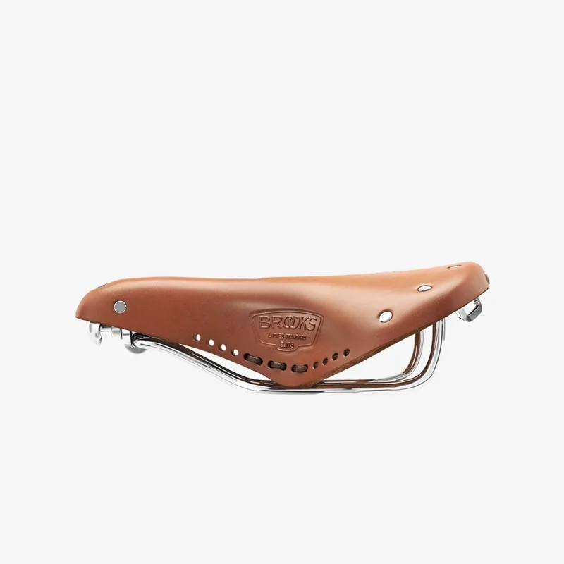 Brooks B17 Carved Short Ladies Saddle in Honey-4