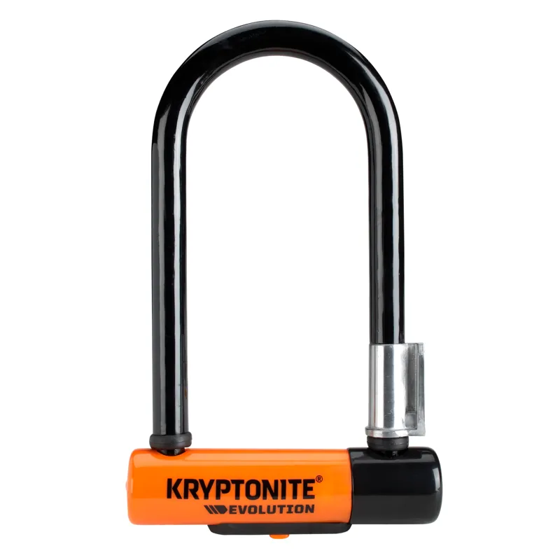 Kryptonite Evolution Sold Secure Gold Mini-7 Lock in Orange/Black-1