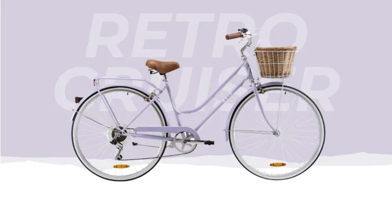 Reid Classic 7 Speed Vintage Ladies Bike in Lavender-1