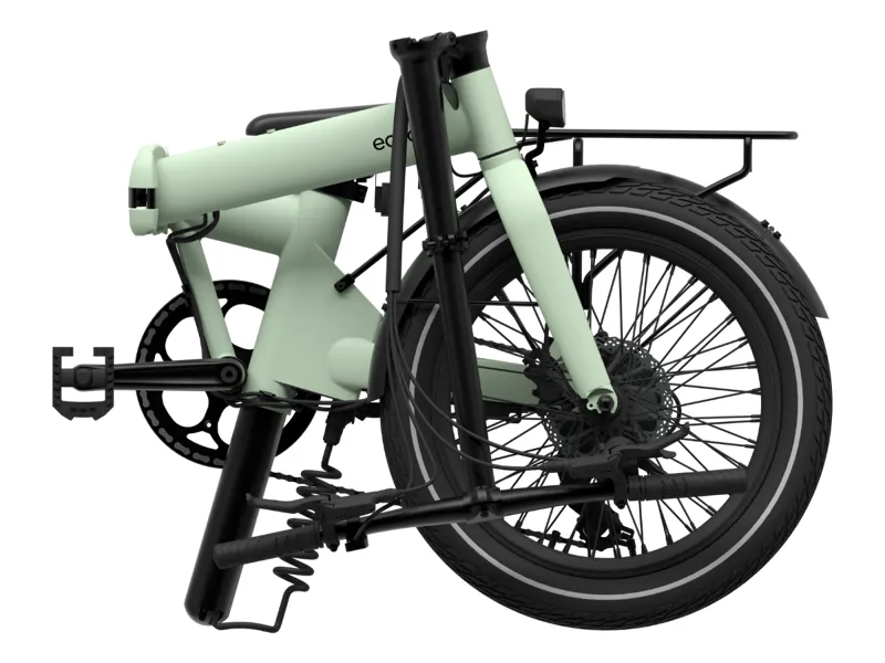 Eovolt Afternoon Origins 20 inch Folding Electric Bike in Sage Green-2