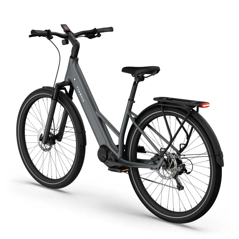Tenways AGO AIR Electric Hybrid Bike in Arctic Grey-2