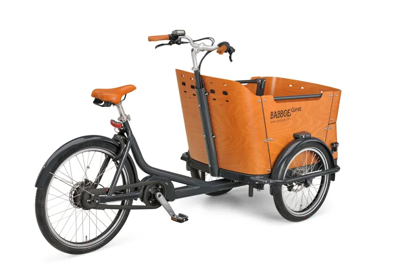 New 2026 Babboe CURVE Mountain Electric Cargo Trike With 500Wh Battery-3