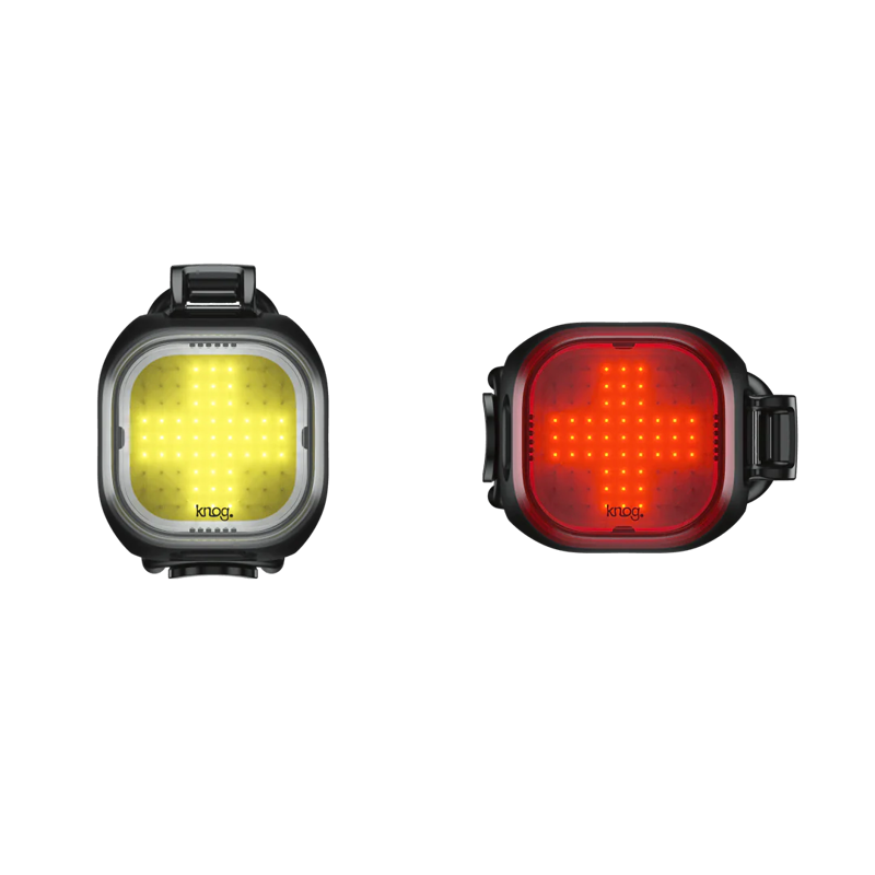 Knog Blinder Mini Cross Twinpack Lights in Black-2