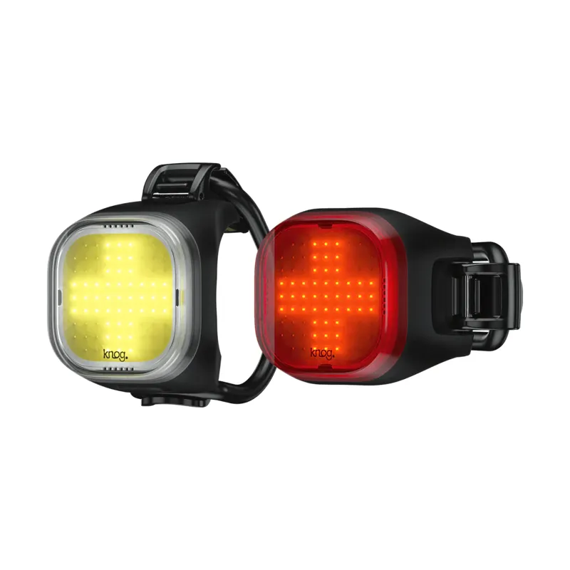 Knog Blinder Mini Cross Twinpack Lights in Black