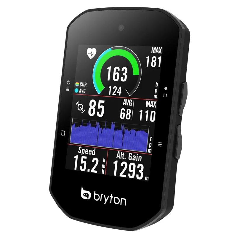 Bryton S500T GPS Cycle Computer Bundle With Speed - Cadence - Heart Rate