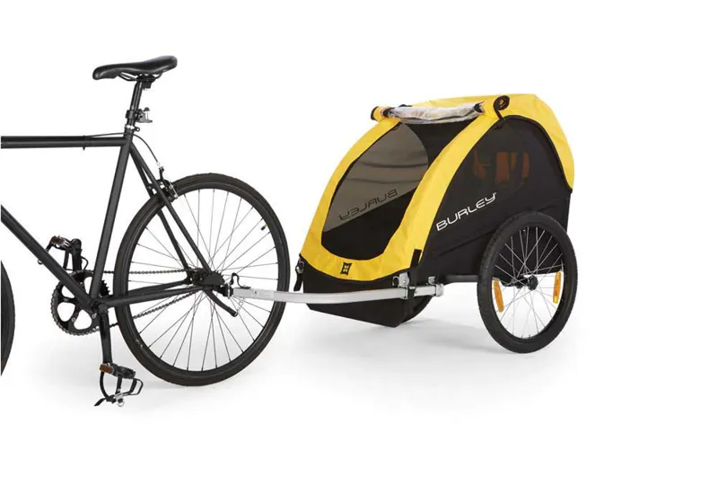 Burley Bee Child Trailer in Yellow