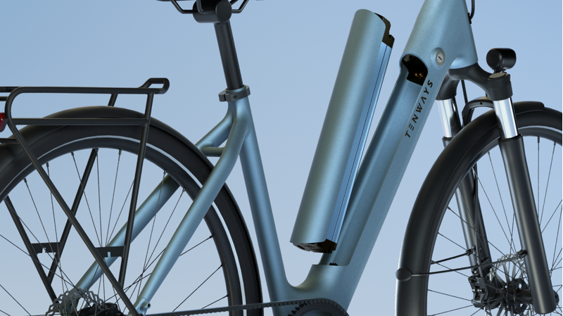 Tenways CGO800S Plus City eBike in Midnight Black-5