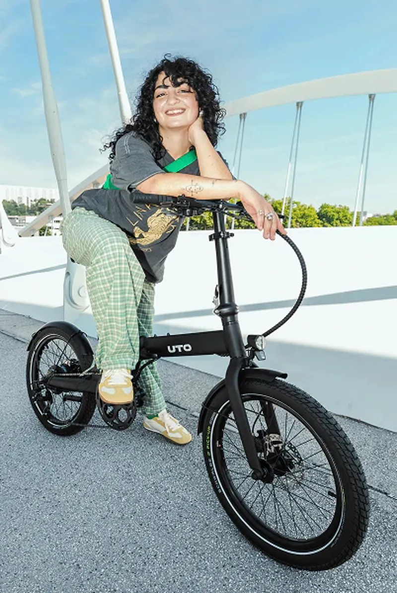 UTO OG20 inch Folding eBike in Desert Sand-3